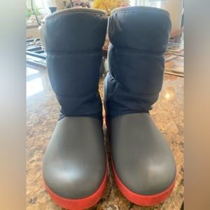 Kids croc puffer boot size kid13